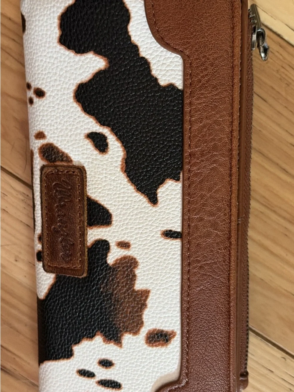 Wrangler cow print wallet